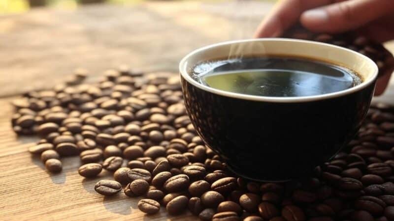 Quantas calorias tem 200 ml de café preto com açúcar